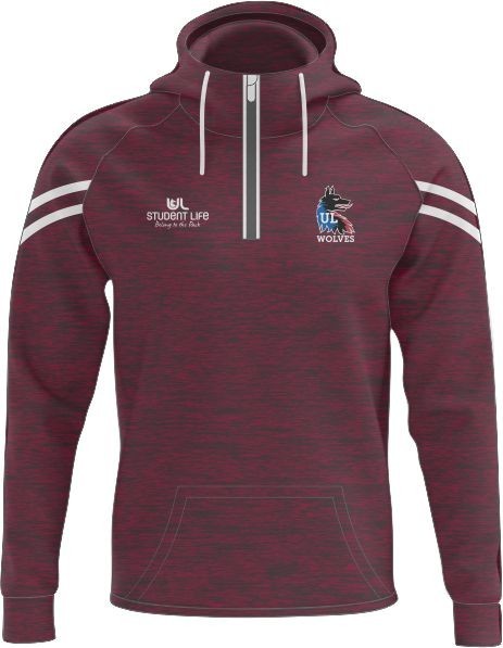 UL Wolves Hoody Burgundy