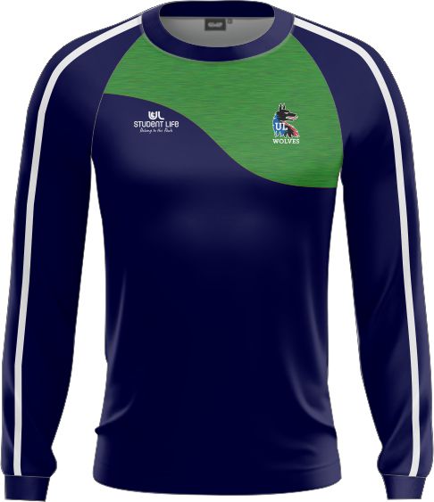 UL Wolves Sweatshirt Navy and Green